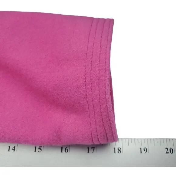 Giacca Wool Blend Jacket Coat Womens Large Belt Button Up Pockets Winter Casual - Picture 8 of 8